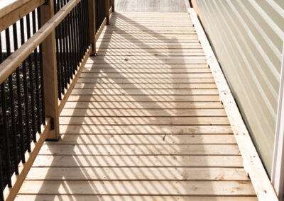 Wheelchair Ramp - Down East Cabins
